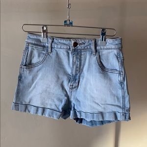 Kendall and Kylie High-waisted Jean Shorts
